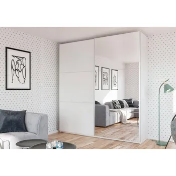 Šatní skříň Šatní skříň RICHMOND/RODOS 225, bílá