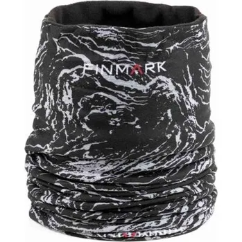 Nákrčník Multifunkční šátek Finmark MULTIFUNCTIONAL SCARF WITH FLEECE UNI Černá, Bílá