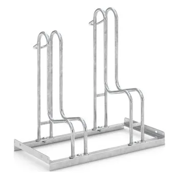 stojan na kolo Stojan na jízdní kola 4052, šířka plášťů až 55 mm, š 700 mm, volně stojící, 2x parkovací místo