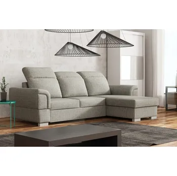 Sedací souprava Falco Rohová sedací souprava Cabot UNI, rozkládací s úložným prostorem, šedá Metro 87