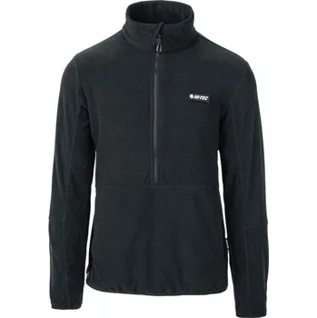 Pánská mikina Pánská mikina Hi-Tec CARLET FLEECE XL Černá, Bílá