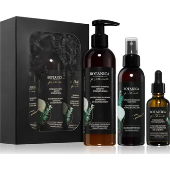 Kosmetická sada Soaphoria Botanica Slavica intenzivní šampon pro růst vlasů a posílení od kořínků 250 ml + výživný olej na vlasy a vlasovou pokožku 50 ml + vlasové tonikum 150 ml