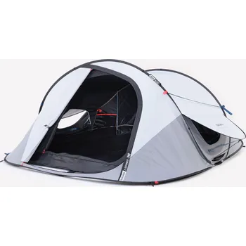 Stan QUECHUA Samorozkládací stan 2 Seconds F&B | 3 osoby BÍLÁ