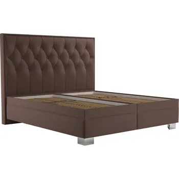 Postel BLANÁŘ Postel Kristin 180x200 tmavě hnědá