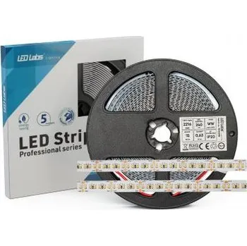 LED páska LEDLabs LED pásek 15W/m PRO 3Y 24V 240 LED/m 2216 SMD studená bílá, 15W, RA90 HS, 1200 LED diod