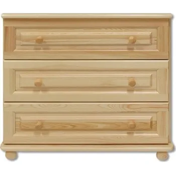 Komoda Komoda DK-106 s 3 zásuvkami, masiv Barva: moření dub