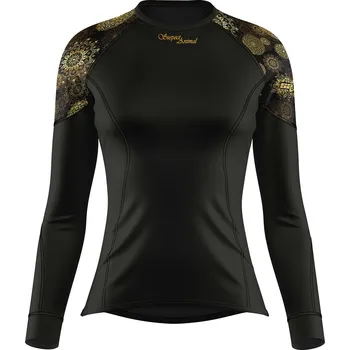 Dámské funkční triko dlouhý rukáv GOLDEN EYE černá Bamboo Light New