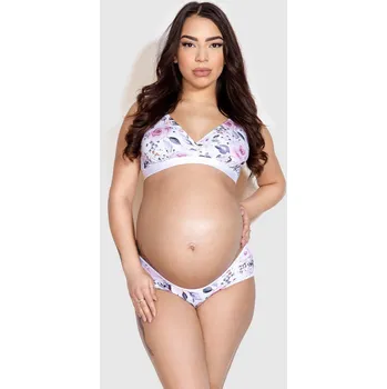 Podprsenka Mitex měkká podprsenka bez kostic Basic Lilly Flowers Mama květiny XS