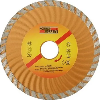 Řezný kotouč STREND Kotouč KONER D71070 230 mm, Turbo (wave) 223368