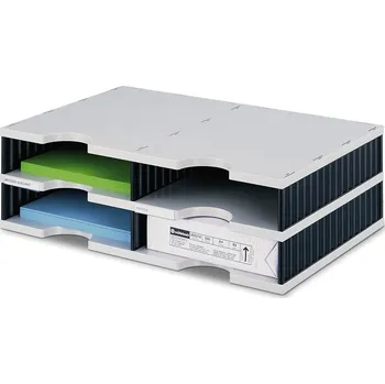 B2B Partner Třídící moduly, 4 přihrádky, modrá