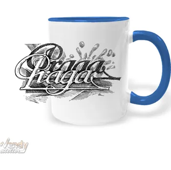 Hrnek - Praga Barva: Modrá