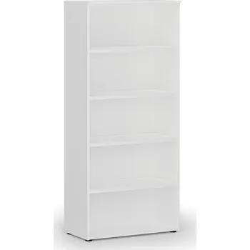 Nábytek B2B Partner Kancelářský regál PRIMO WHITE, 800 x 420 x 1781 mm, bílá