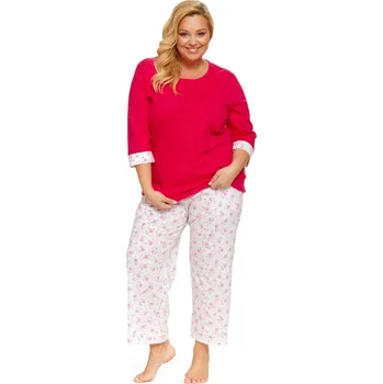 Pánské pyžamo Dámské pyžamo 5279 - Doctornap Růžová XL