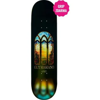 Příslušenství pro skateboard SK8 DESKA APRIL GUY MARIANO - STAINGLASS - černá - 8.38 + při osobním odběru 1 561 Kč