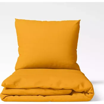 Povlečení Bavlněné povlečení - hořčicové 140x220+70x90