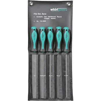 Sada nářadí Sada pilníkov Whirlpower® 154-5005, 5 dielna, 200 mm, plochý, okrúhly, štvorhranný, rovný, polkruhov