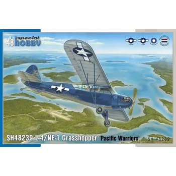 Plastikový model Special hobby 1/48 L-4/NE-1 Grasshopper 'Pacific Warriors'