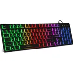 CONNECT IT Chocolate RNBW kancelářská podsvícená klávesnice (CZ + SK verze) černá CKB-5050-CS