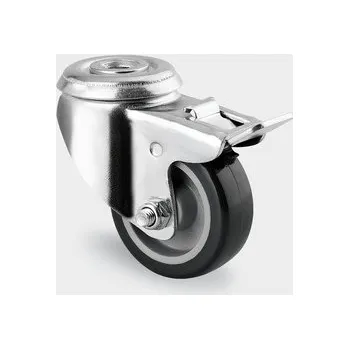 Pojezdové kolečko Tente Přístrojové kolečko TENTE, otočné s brzdou, 50 mm, PUR běhoun, středová díra