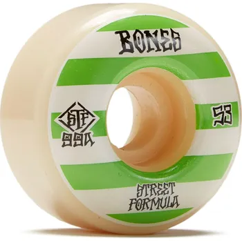 Kolečko na skateboard bones Kolečka stf patterns v4 wide white/green 99a