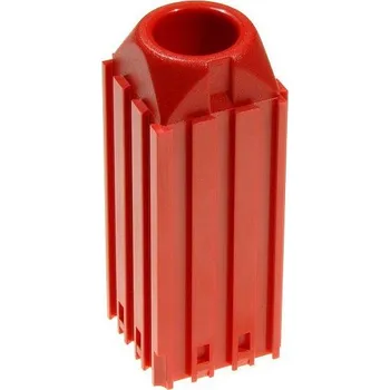 B2B Partner Plastový box pro nástroj s kuželovou stopkou MORSE M2, modul 3x3, 1 dutina, červená