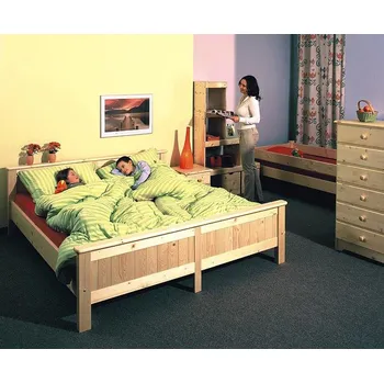 Postel Gazel Anny 180 přírodní postel 180 x 200 cm