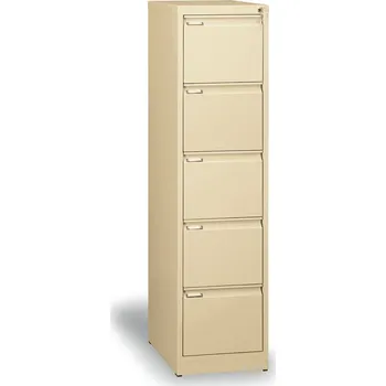 Kartotéka Kovona Kovová kartotéka A4, 5 zásuvek, béžová