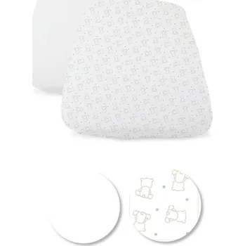 Kojenecká hygiena CHICCO Prostěradlo na postýlku Next2Me Forever 2 ks Bear