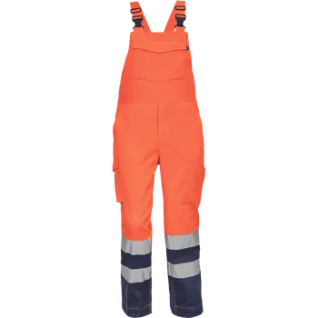 pracovní kraťasy Cerva LORCA HV Pracovní kalhoty s laclem oranžové / navy 58 0353000491058