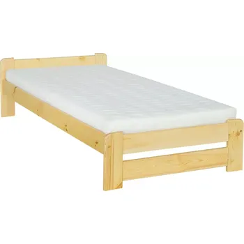 Postel Masivní dřevěná postel -jednolůžko DN123/099borovice masiv 90x200 cm NELAKOVANÁ