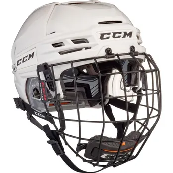 Hokejová helma Helma CCM Tacks 910 Combo SR, bílá, Senior, M, 55-60cm CCM