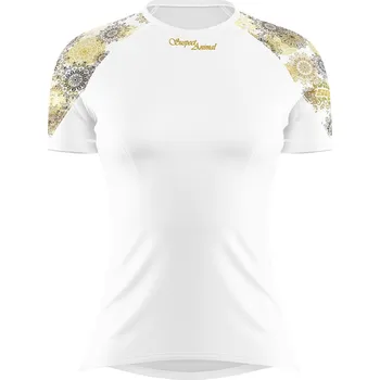 Dámské funkční triko krátký rukáv GOLDEN EYE bílá Bamboo Light New