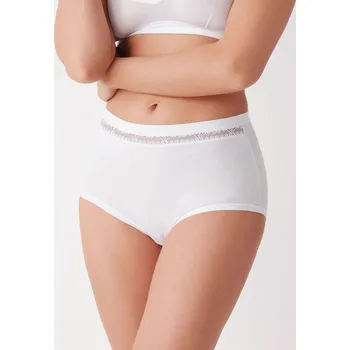 Dámská móda Kalhotky Cotonella GD 169 Maxi Essentials A'2 M-3XL BIANCO XXL