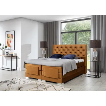 Postel Eltap Čalouněná postel Clover Materiál a barva potahu: Monolith 48 - oranžová, Rozměr: 180x200