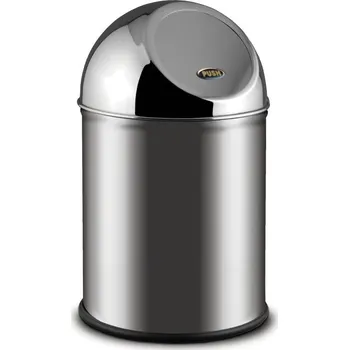 Odpadkový koš Alda Nerezový odpadkový koš 8 L, se samozavíracím víkem, nerez matný