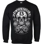 mikina bez kapuce pánské - RIDER - BLACK HEART - 17190