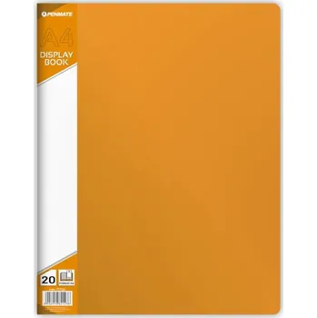 Katalogová kniha A4 20l, oranžová