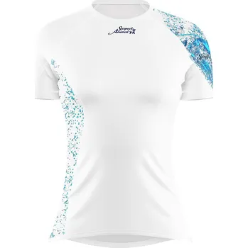 Dámské funkční triko krátký rukáv HEART bílá Bamboo Ultra