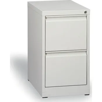 Kartotéka B2B Partner Kovová kartotéka A4, 2 zásuvky, demontovaná, šedá