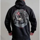 mikina s kapucí pánské - EMBER - BLACK HEART - 17070 - M