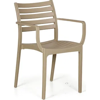 Jídelní židle B2B Partner Plastová bistro židle SLENDER, béžová