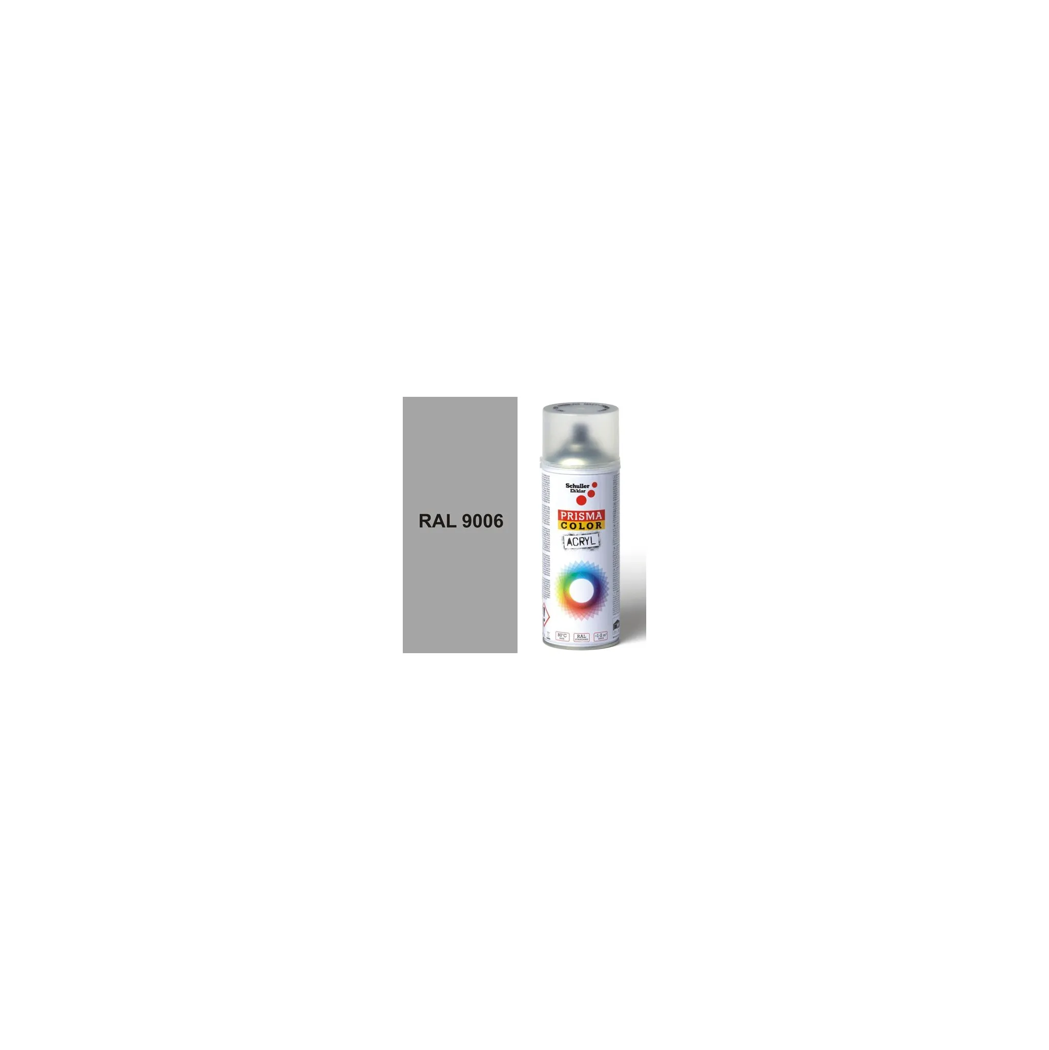 Fotografie 2 - Barva ve spreji Schuller Eh'klar Prisma Color sprej 400 ml RAL 9006 hliníkově bílá