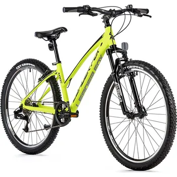 Horské kolo Leader Fox MXC 26" dámsky 2023 neonová žltá rám 16