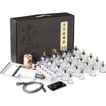 Baňkování Vakuové masážní banky sada - 20 ks