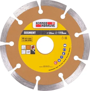 Brusný kotouč Kotúč KONNER D71003 115 mm, diamantový, segment