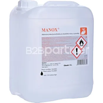 Mýdlo B2B Partner Manox dezinfekce na ruce 5 L