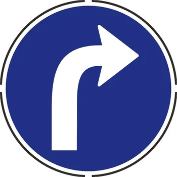 Dopravní značka B2B Partner Dopravní značka – Přikázaný směr jízdy vpravo