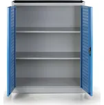 B2B Partner Dílenská skříň na nářadí nízká, 2 police, 920 x 500 x 1170 mm