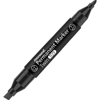 Set školních potřeb Marker per. dwustronny Twin czarny (12szt) MONAMI
