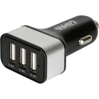 Zimní clona USB nabíječka se 3 porty Fast Charge 7200 mA - 12/24V LAMPA